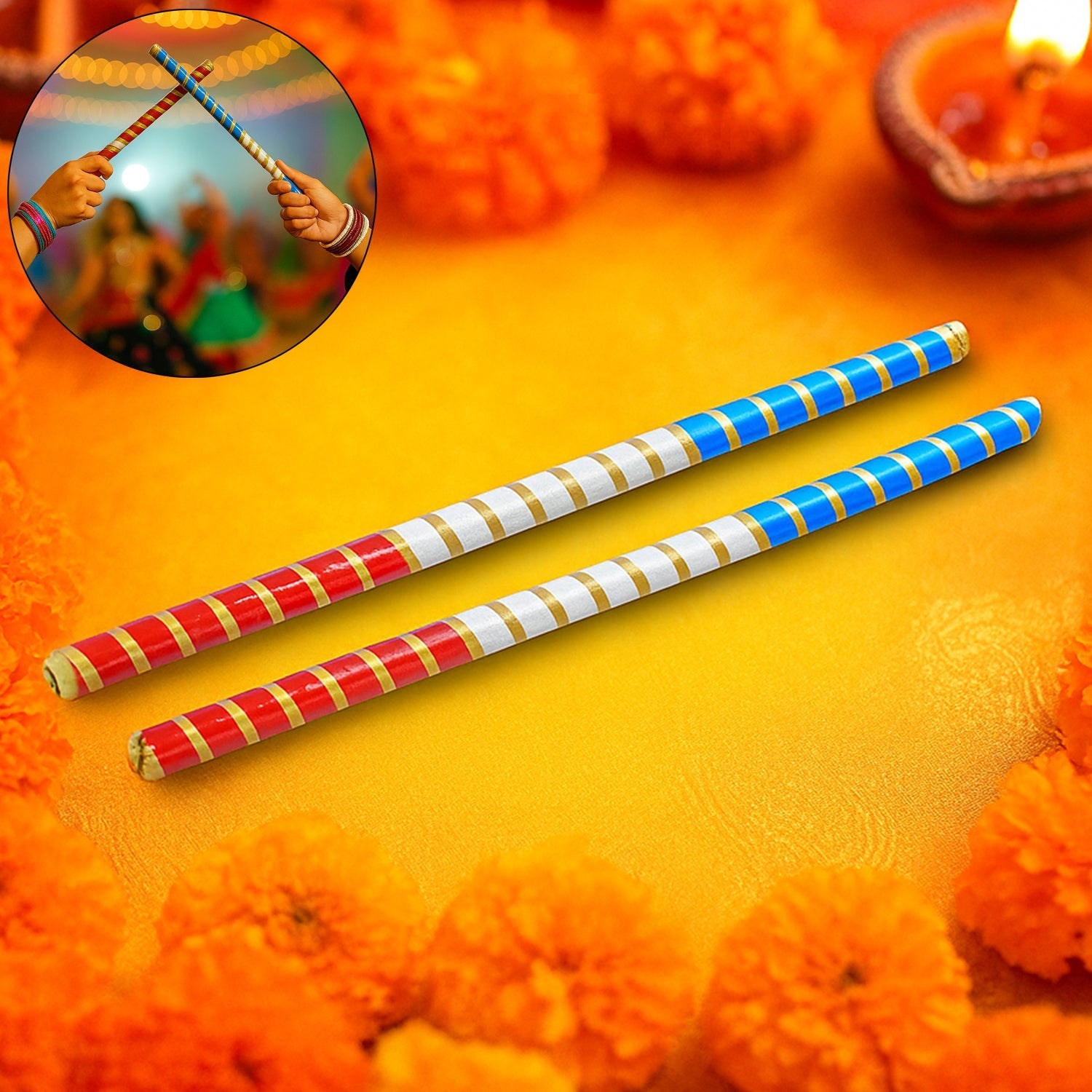 Traditional Decorative Dandiya Traditional Decorative Dandiya